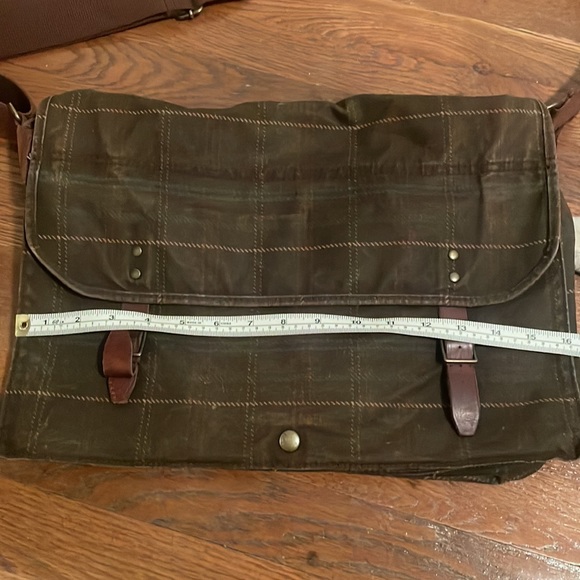 J Crew Waxed Canvas Messenger Bag - Picture 8 of 11